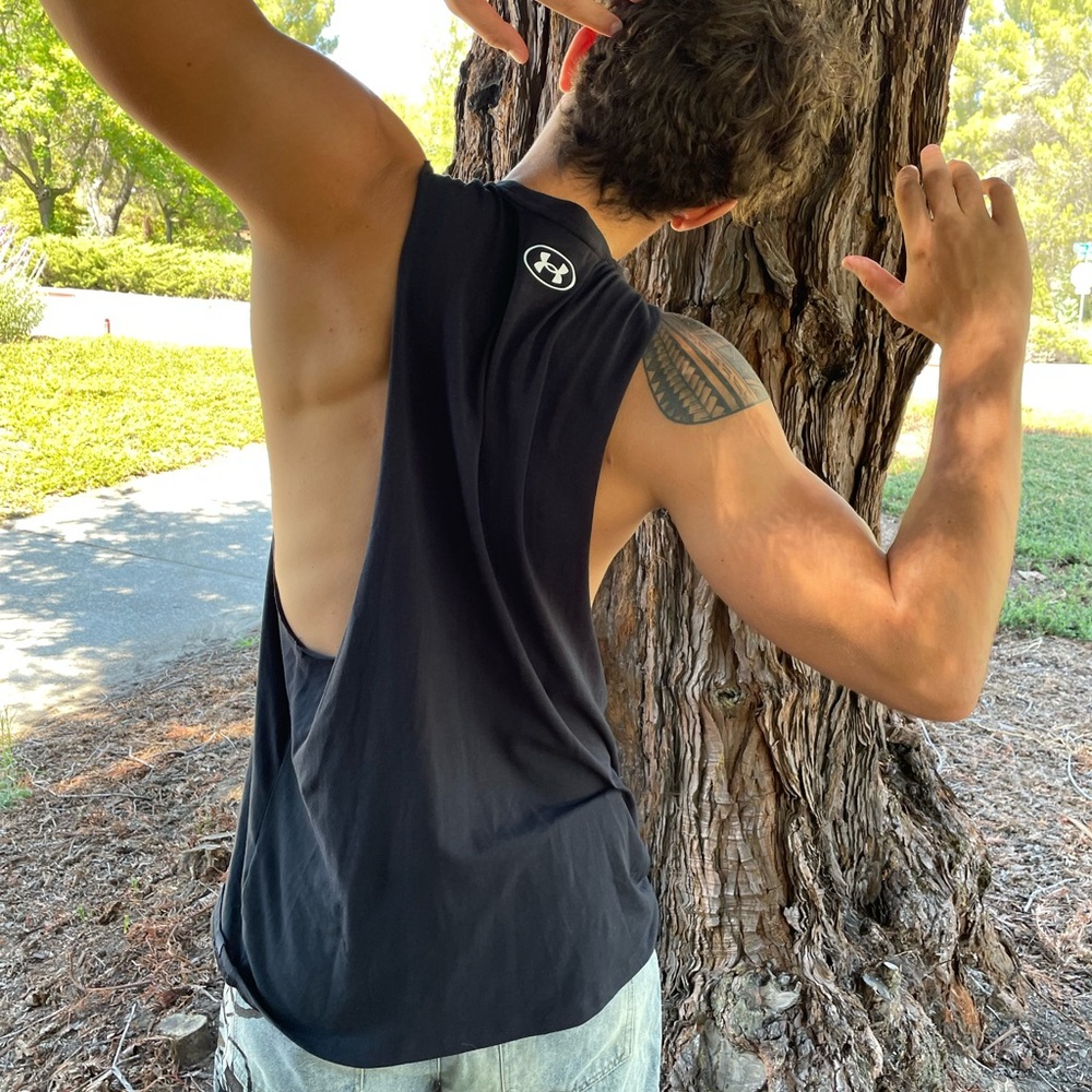 PROJECT ROCK IRON PARADISE UNDER ARMOUR MEN TANK TOP DWAYNE JOHNSON SLEEVELESS X - Picture 8 of 16